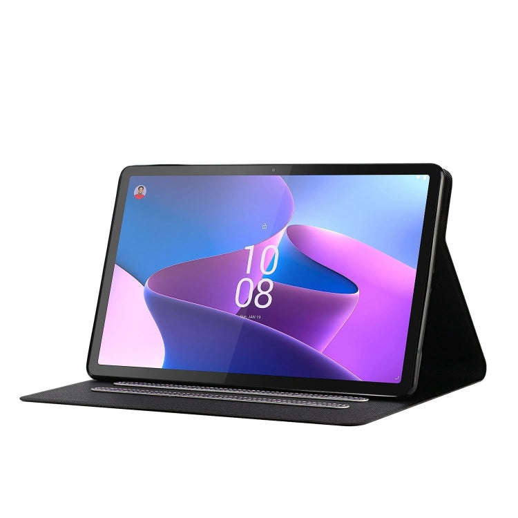 For Lenovo Tab P12 2023 / TB370FU Pure Color Smart Leather Tablet Case(Purple) - Lenovo by PMC TechLife | Online Shopping South Africa | PMC TechLife | Buy Now Pay Later Mobicred