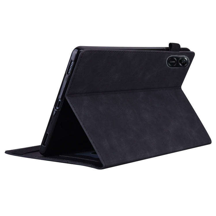 For Honor Pad X8a Splicing Shockproof Leather Tablet Case(Black) - Honor by PMC TechLife | Online Shopping South Africa | PMC TechLife | Buy Now Pay Later Mobicred