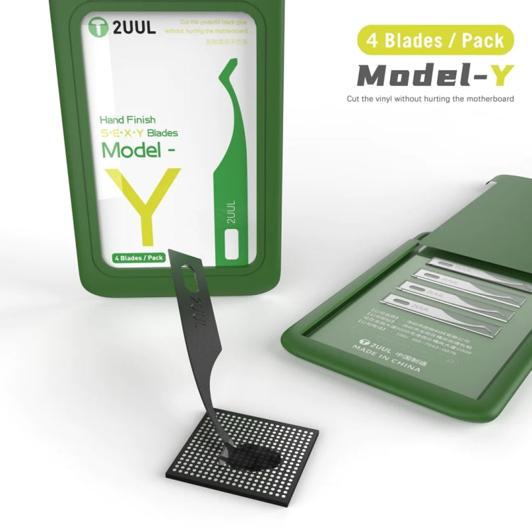 2UUL Hand Finish Blades For Phone Screen Debonding / Removal IC, Model:Y - free shipping - PMC TechLife - Order now!