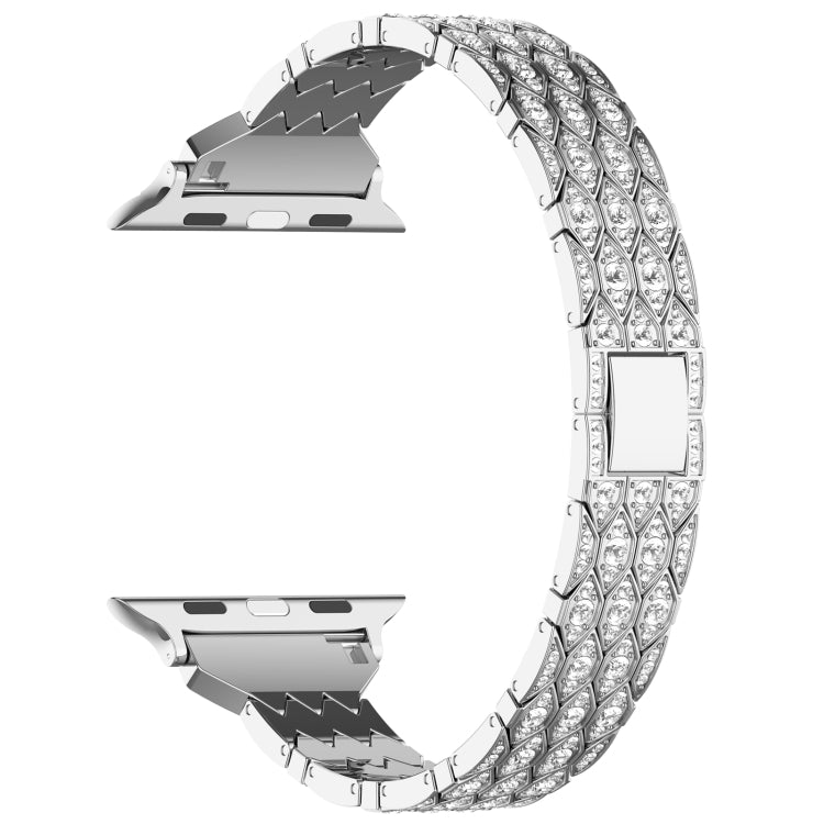 For Apple Watch Series 2 42mm Devil Eye Diamond Bracelet Metal Watch Band(Silver) - free shipping - PMC TechLife - Order now!