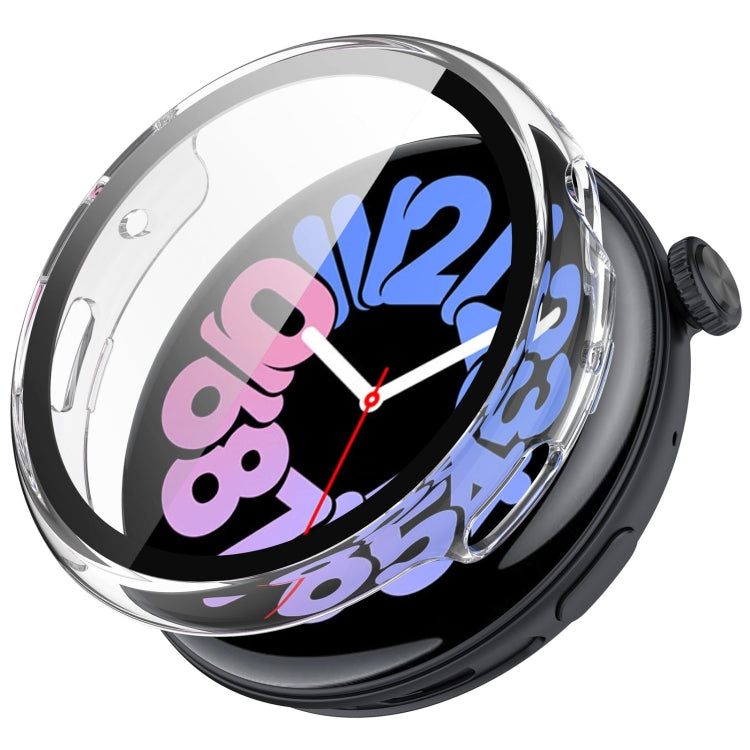 For vivo Watch 3 PC + Tempered Glass Film Integrated Watch Case(Transparent White) - Watch Case by PMC TechLife | Online Shopping South Africa | PMC TechLife | Buy Now Pay Later Mobicred
