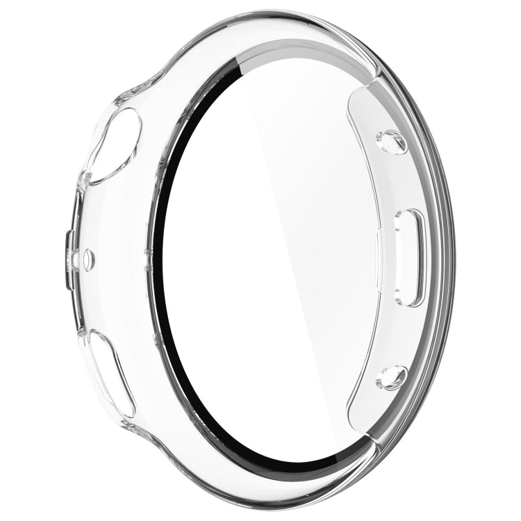 For vivo Watch 3 PC + Tempered Glass Film Integrated Watch Case(Transparent White) - Watch Case by PMC TechLife | Online Shopping South Africa | PMC TechLife | Buy Now Pay Later Mobicred