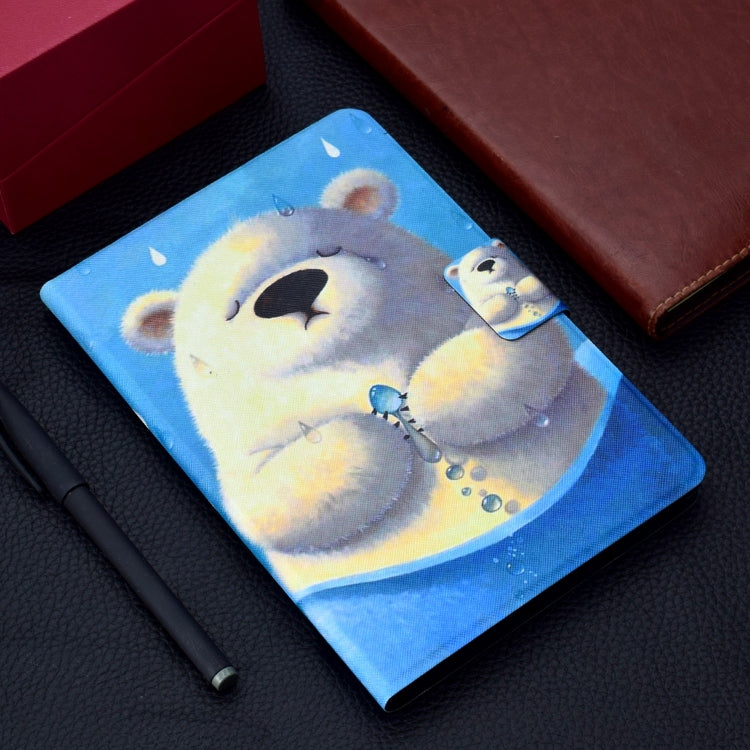 For Lenovo Tab M11/ Xiaoxin Pad 11 2024 Voltage Coloured Drawing Smart Leather Tablet Case(Polar Bear) - Lenovo by PMC Jewellery | Online Shopping South Africa | PMC Jewellery | Buy Now Pay Later Mobicred