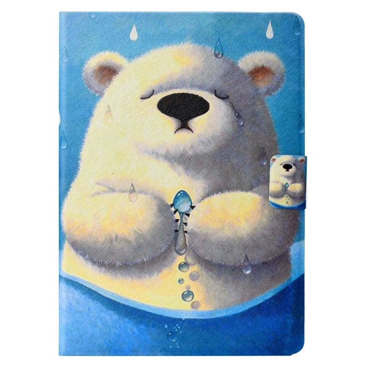 For Lenovo Tab M11/ Xiaoxin Pad 11 2024 Voltage Coloured Drawing Smart Leather Tablet Case(Polar Bear) - Lenovo by PMC Jewellery | Online Shopping South Africa | PMC Jewellery | Buy Now Pay Later Mobicred