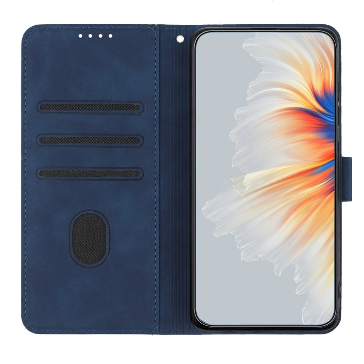For Google Pixel 9 Pro Heart Pattern Skin Feel Leather Phone Case(Royal Blue) - Google Cases by PMC TechLife | Online Shopping South Africa | PMC TechLife | Buy Now Pay Later Mobicred