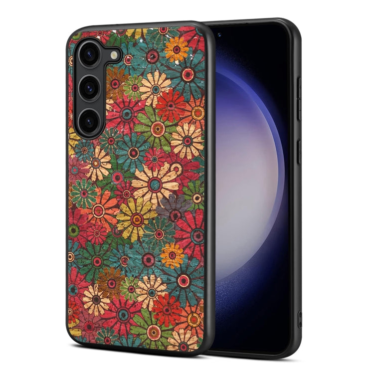 For Samsung Galaxy S24+ 5G Four Seasons Flower Language Series TPU Phone Case(Spring Green) - Galaxy S24+ 5G Cases by PMC TechLife | Online Shopping South Africa | PMC TechLife
