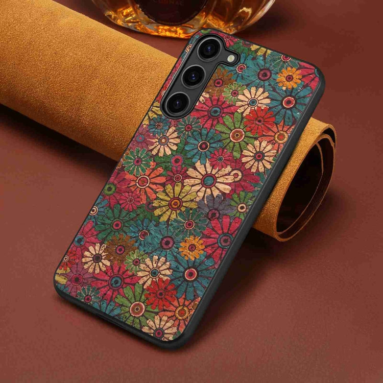 For Samsung Galaxy S24+ 5G Four Seasons Flower Language Series TPU Phone Case(Spring Green) - Galaxy S24+ 5G Cases by PMC TechLife | Online Shopping South Africa | PMC TechLife