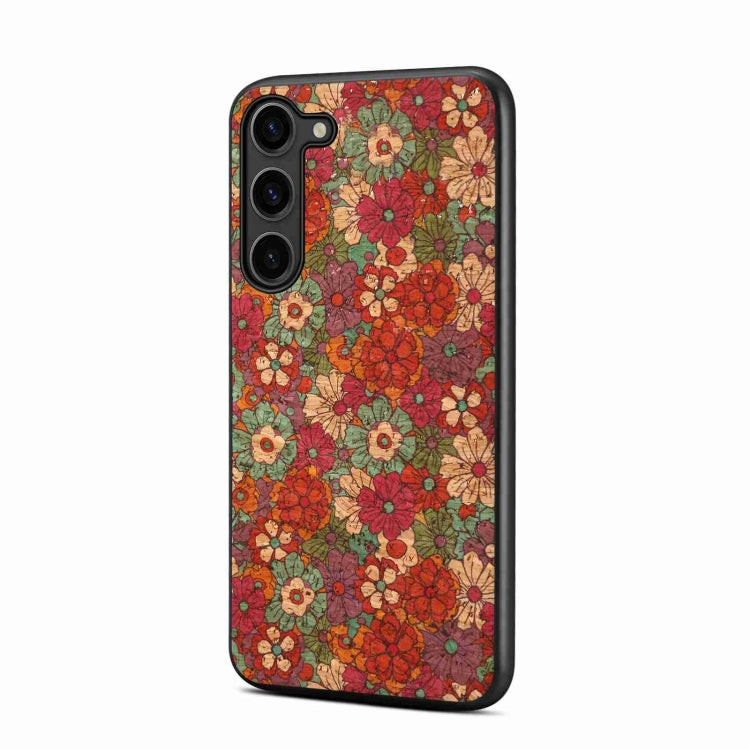 For Samsung Galaxy S24 5G Four Seasons Flower Language Series TPU Phone Case(Summer Red) - Galaxy S24 5G Cases by PMC TechLife | Online Shopping South Africa | PMC TechLife