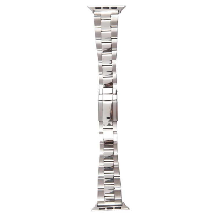 For Apple Watch Series 5 40mm Three-Bead Stainless Steel Watch Band(Silver) - free shipping - PMC TechLife - Order now!