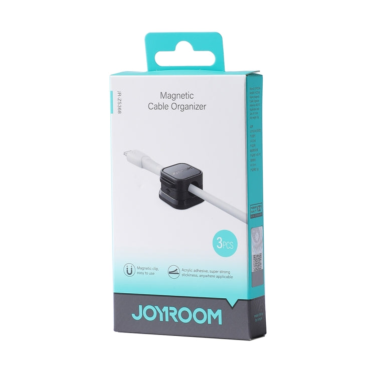 JOYROOM JR-ZS368 Magnetic Data Cable Organizing Bracket(Black) - Cable Organizer by JOYROOM | Online Shopping South Africa | PMC TechLife | Buy Now Pay Later Mobicred