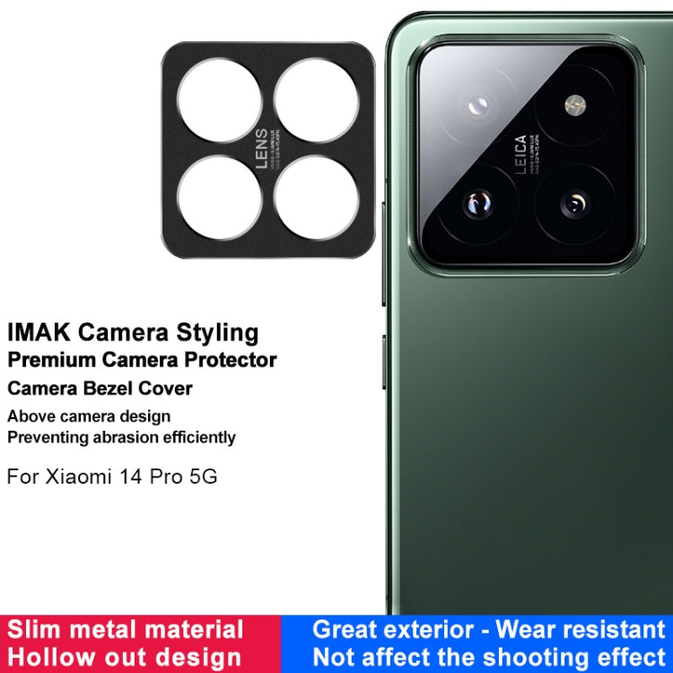For Xiaomi 14 Pro 5G IMAK Metal Camera Lens Protector Cover - For Xiaomi by imak | Online Shopping South Africa | PMC TechLife | Buy Now Pay Later Mobicred