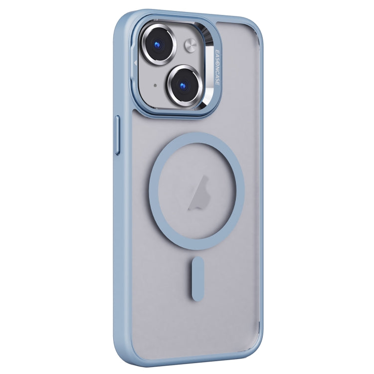 For iPhone 15 Invisible Lens Holder PC + TPU Frosted MagSafe Phone Case(Blue) - free shipping - PMC TechLife - Order now!