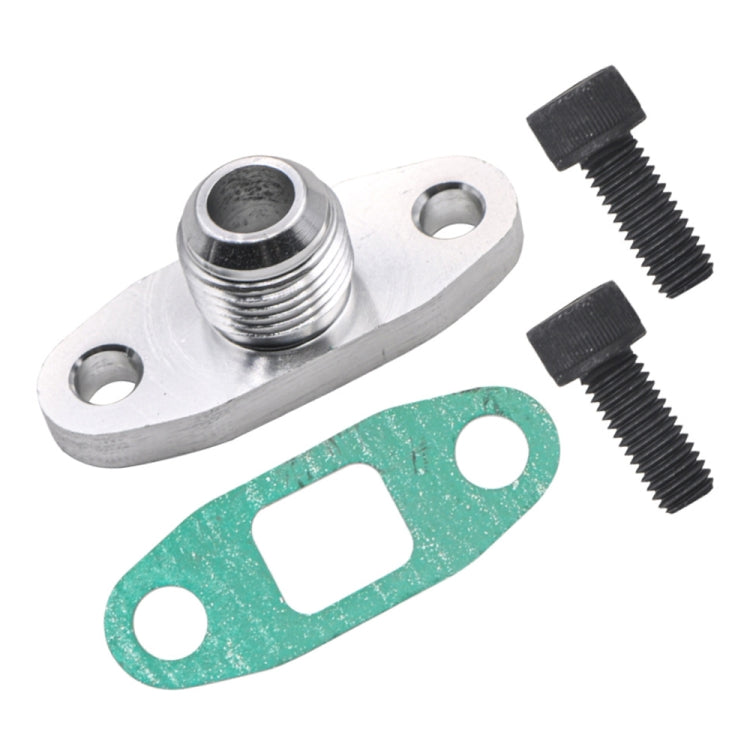 For T3 T4 T04E GT42 Car Turbine Oil Supply Pipe Flange Gasket AN4 Joint Adapter - Others by PMC TechLife | Online Shopping South Africa | PMC TechLife | Buy Now Pay Later Mobicred