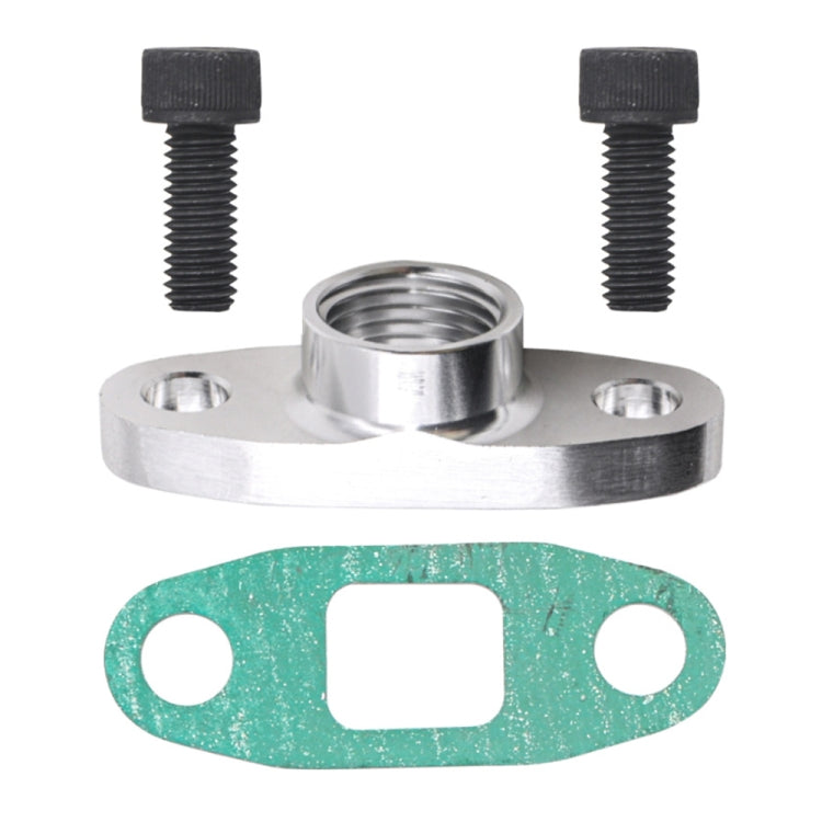 For T3 T4 T04E GT42 Car Turbine Oil Supply Pipe Flange Gasket AN4 Joint Adapter - Others by PMC TechLife | Online Shopping South Africa | PMC TechLife | Buy Now Pay Later Mobicred