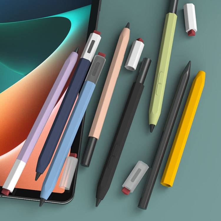 For Xiaomi Inspiration Stylus 1st LOVE MEI Retro Style Silicone Protective Pen Case(Blue) - Pencil Accessories by LOVE MEI | Online Shopping South Africa | PMC TechLife