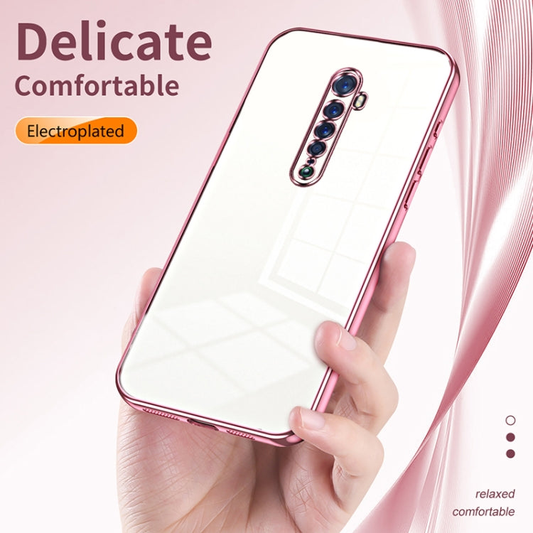 For OPPO Reno2 Transparent Plating Fine Hole Phone Case(Transparent) - free shipping - PMC TechLife - Order now!