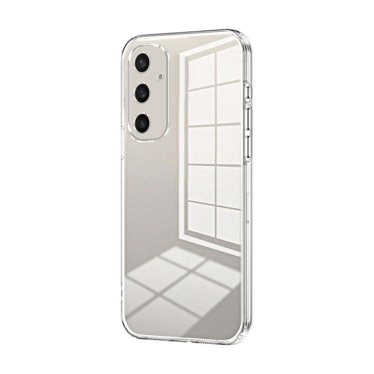 For Samsung Galaxy S24 5G Transparent Plating Fine Hole Phone Case(Transparent) - Galaxy S24 5G Cases by PMC TechLife | Online Shopping South Africa | PMC TechLife | Buy Now Pay Later Mobicred