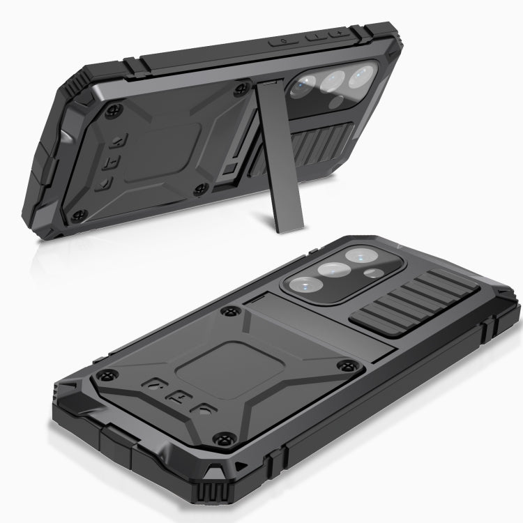For Samsung Galaxy S24 5G R-JUST Life Waterproof Dustproof Shockproof Phone Case(Black) - free shipping - PMC TechLife - Order now!