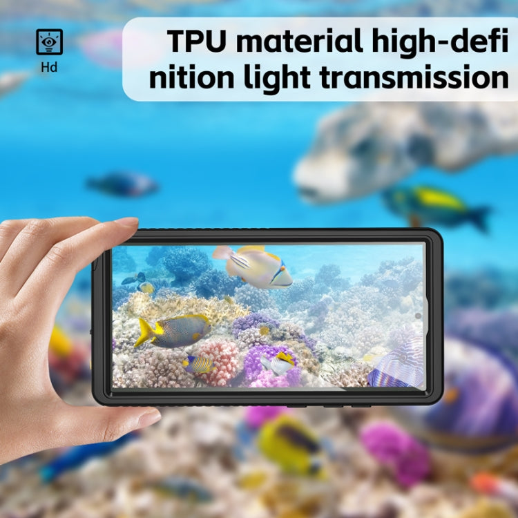 For Samsung Galaxy S24 Ultra 5G RedPepper IP68 Waterproof Phone Case(Black) - free shipping - PMC TechLife - Order now!