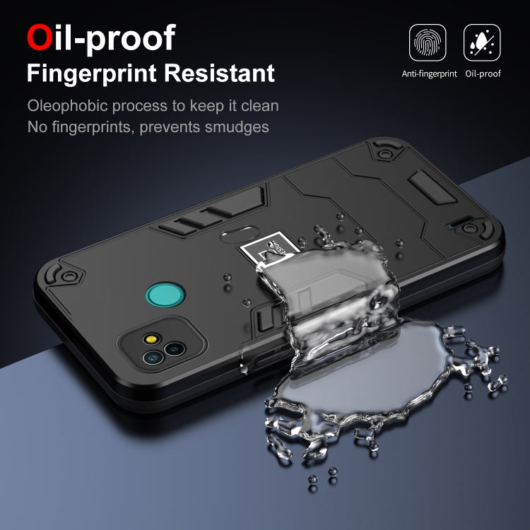 For Tecno Pop 5P 2 in 1 Shockproof Phone Case(Black) - Tecno Cases by PMC TechLife | Online Shopping South Africa | PMC TechLife | Buy Now Pay Later Mobicred