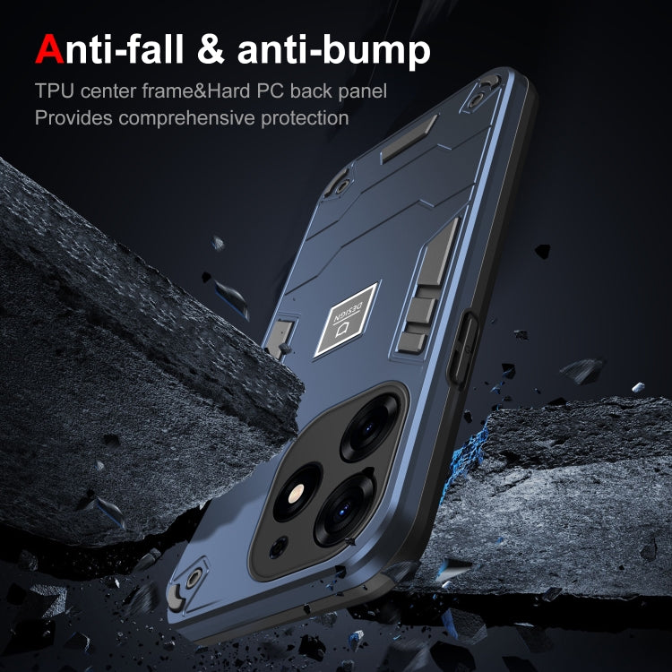 For Tecno Spark 10 Pro 2 in 1 Shockproof Phone Case(Blue) - Tecno Cases by PMC TechLife | Online Shopping South Africa | PMC TechLife | Buy Now Pay Later Mobicred