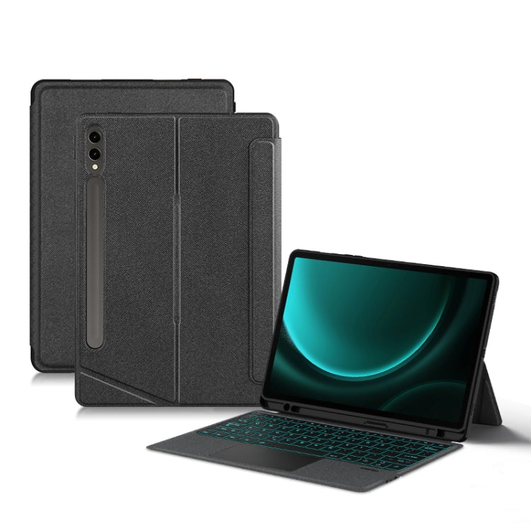 For Samsung Galaxy Tab S9+ / S9 FE+ YJ-S9+ Split Bluetooth Keyboard Leather Tablet Case - Samsung Keyboard by PMC TechLife | Online Shopping South Africa | PMC TechLife