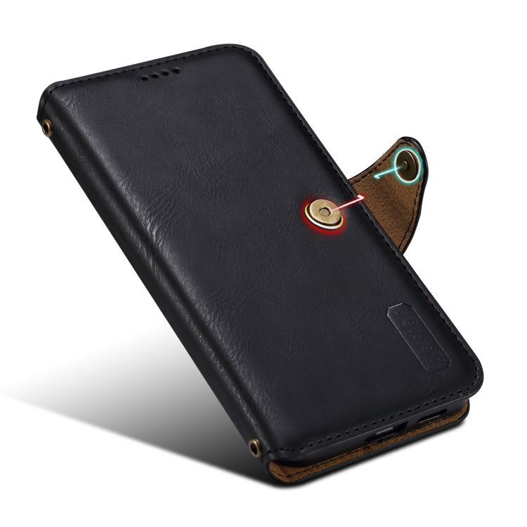 For Samsung Galaxy S24+ 5G Denior Cowhide Texture Wallet Style Leather Phone Case(Black) - free shipping - PMC Jewellery - Order now!