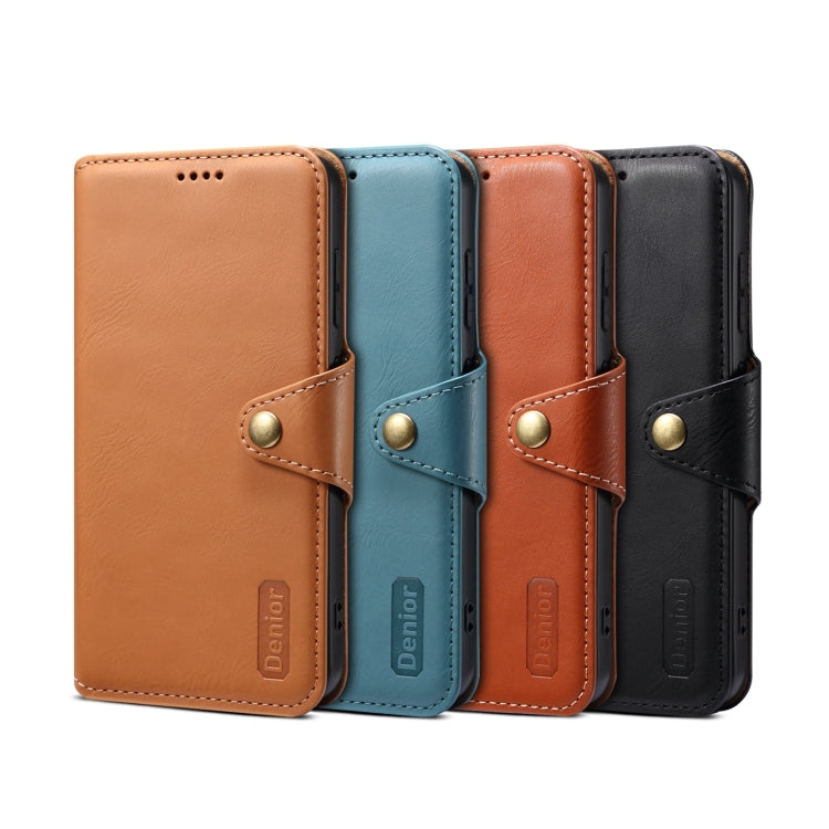 For Samsung Galaxy S24+ 5G Denior Cowhide Texture Wallet Style Leather Phone Case(Brown) - free shipping - PMC Jewellery - Order now!
