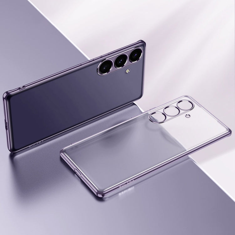 For Samsung Galaxy S24+ 5G SULADA Electroplating Frosted TPU Phone Case(Purple) - free shipping - PMC Jewellery - Order now!