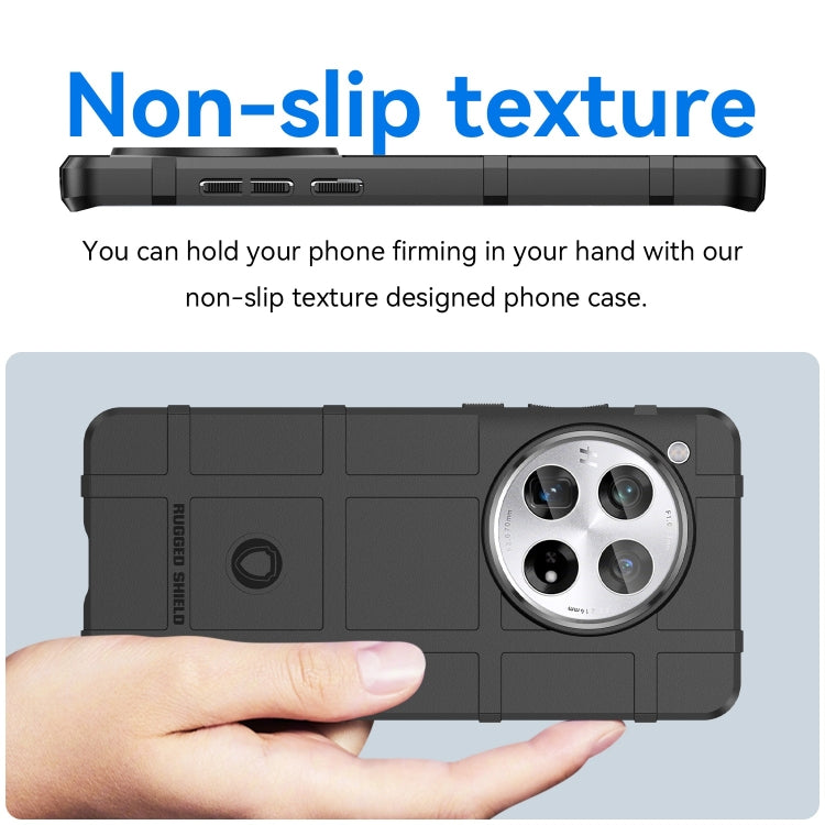 For OnePlus 12 Full Coverage Shockproof TPU Phone Case(Black) - OnePlus Cases by PMC TechLife | Online Shopping South Africa | PMC TechLife | Buy Now Pay Later Mobicred