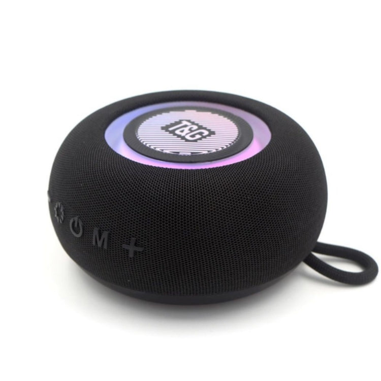 T&G TG-411 Portable Outdoor TWS Wireless Bluetooth Speaker with RGB Colorful Light(Black) - free shipping - PMC Jewellery - Order now!