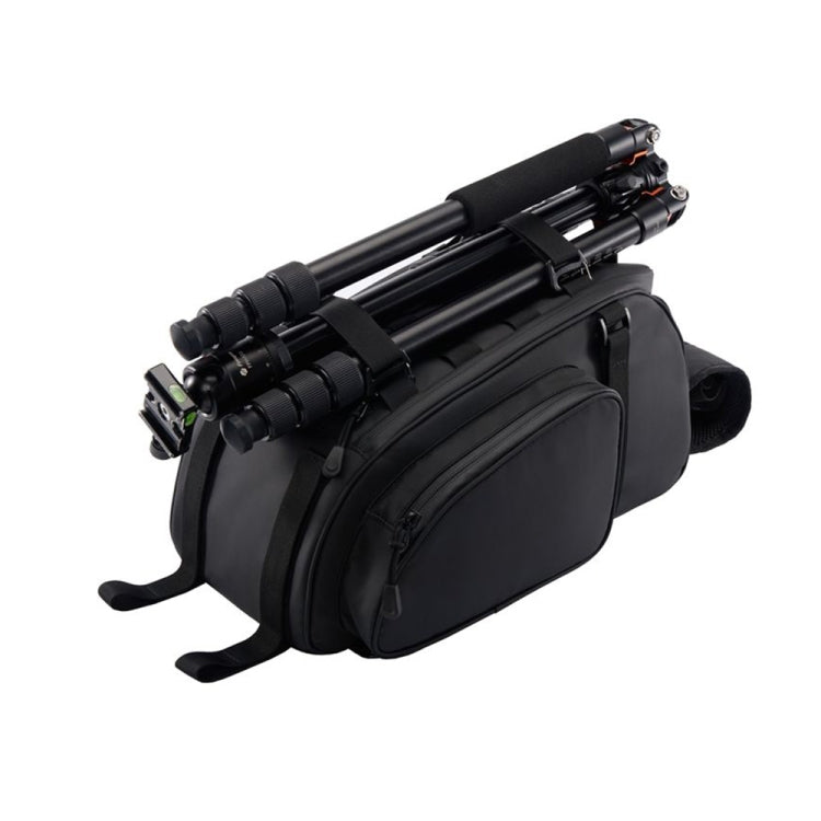 CADeN D116 Mountain Bike Panniers Tail Bags Crossbody Camera Bag Photography Lens Shoulder Bag, Size:37 x 19.5 x 23cm(Black) - free shipping - PMC TechLife - Order now!