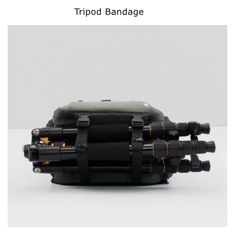 Cwatcun D107 Large Capacity Photography Backpack Shoulders Laptop Camera Bag, Size:22 x 36 x 16cm(Grey) - free shipping - PMC TechLife - Order now!