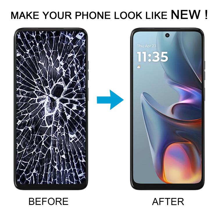 For Motorola Moto E15 OEM LCD Screen Digitizer Full Assembly with Frame - free shipping - PMC TechLife - Order now!