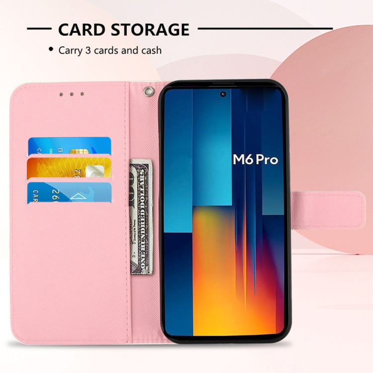 For Xiaomi Redmi Note 13 Pro 4G Global 3D Painting Horizontal Flip Leather Phone Case(Rose Butterfly) - Note 13 Pro Cases by PMC TechLife | Online Shopping South Africa | PMC TechLife | Buy Now Pay Later Mobicred