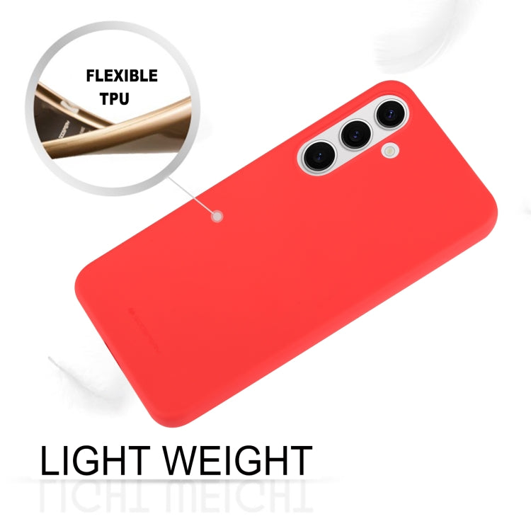 For Samsung Galaxy S24 5G GOOSPERY SOFT FEELING Liquid TPU Soft Phone Case(Red) - free shipping - PMC Jewellery - Order now!