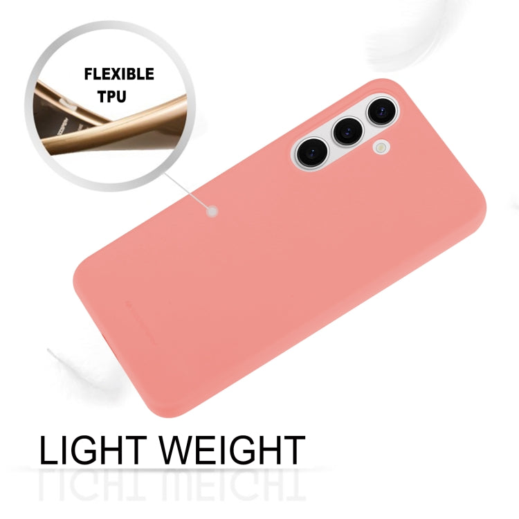 For Samsung Galaxy S24+ 5G GOOSPERY SOFT FEELING Liquid TPU Soft Phone Case(Pink) - free shipping - PMC Jewellery - Order now!