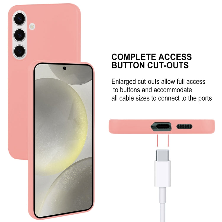 For Samsung Galaxy S24+ 5G GOOSPERY SOFT FEELING Liquid TPU Soft Phone Case(Pink) - free shipping - PMC Jewellery - Order now!