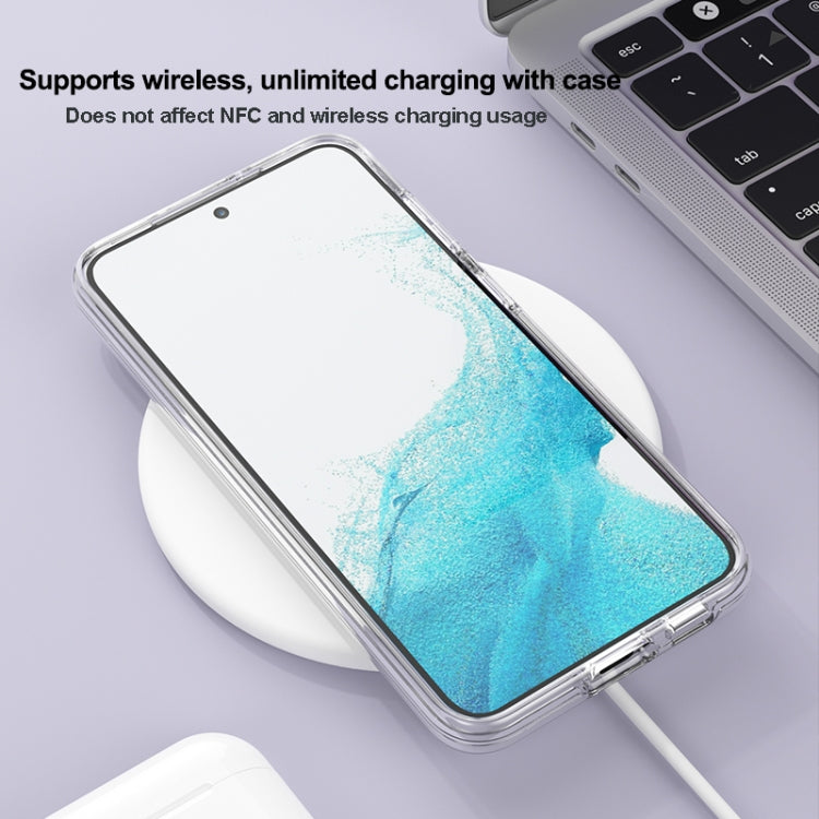 For Samsung Galaxy S23 Ultra 5G Terminator Style Glitter Powder MagSafe Magnetic Phone Case(Transparent) - Galaxy S23 Ultra 5G Cases by PMC TechLife | Online Shopping South Africa | PMC TechLife