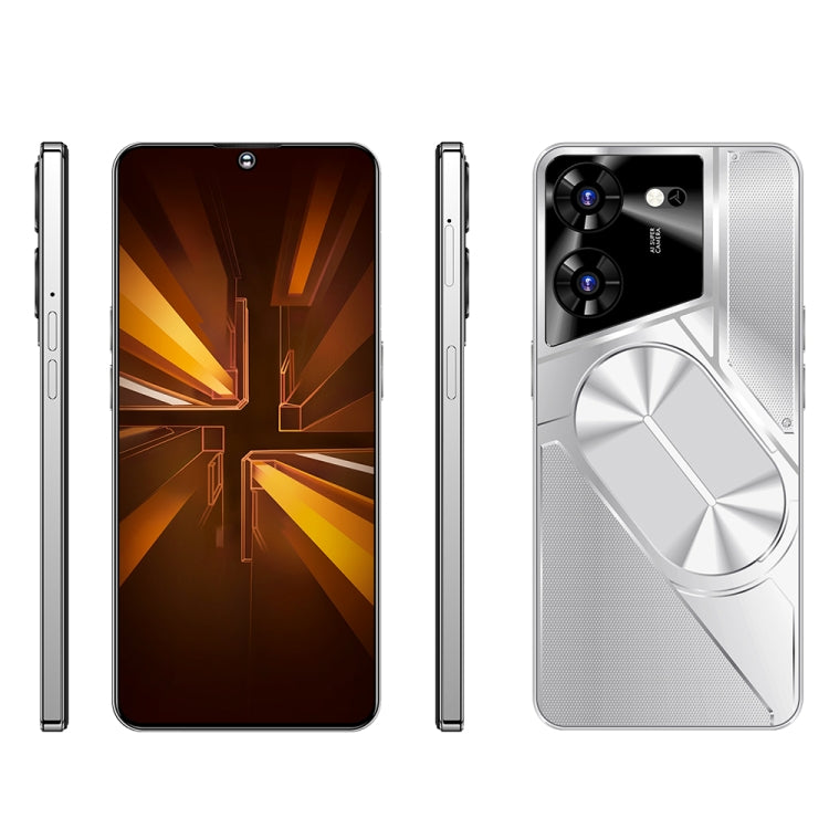 Povo5pro / PU31, 3GB+32GB, 6.53 inch Face Identification Android 8.1 MTK6753 Octa Core, Network: 4G, AI GPT4, Dual SIM(Silver) - free shipping - PMC TechLife - Order now!