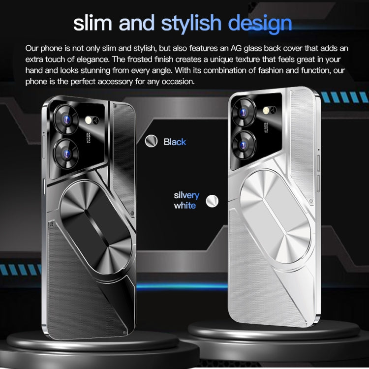 Povo5pro / PU31, 3GB+32GB, 6.53 inch Face Identification Android 8.1 MTK6753 Octa Core, Network: 4G, AI GPT4, Dual SIM(Silver) - free shipping - PMC TechLife - Order now!