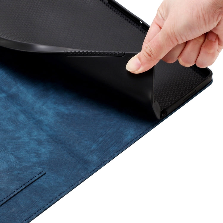 For iPad Pro 11 2024 Butterfly Cat Embossing Leather Tablet Case(Dark Blue) - iPad Pro 11 2024 Cases by PMC TechLife | Online Shopping South Africa | PMC TechLife | Buy Now Pay Later Mobicred