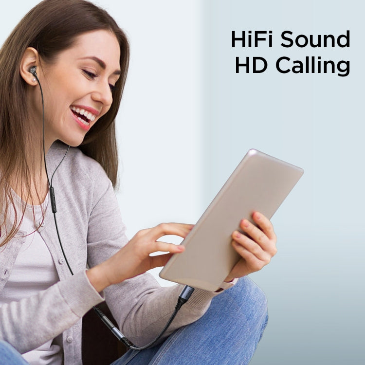 JOYROOM SY-C01 USB-C/Type-C to 3.5mm Audio Adapter Cable(Black) - Type-C Adapter by JOYROOM | Online Shopping South Africa | PMC TechLife | Buy Now Pay Later Mobicred