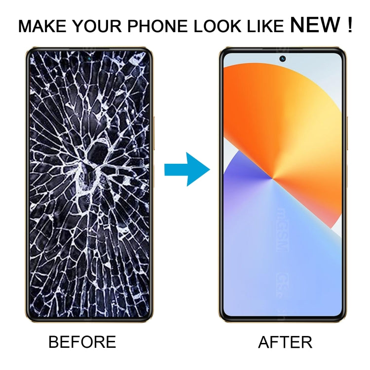 For Infinix GT 10 Pro X6739 OEM LCD Screen with Digitizer Full Assembly - free shipping - PMC TechLife - Order now!