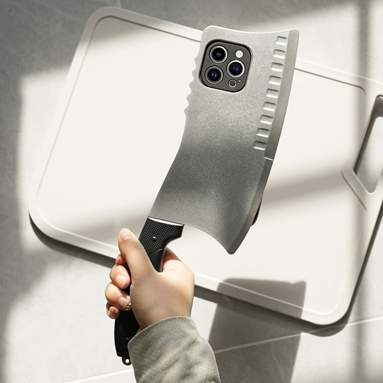 For iPhone 15 Plus Simulated Kitchen Knife TPU + PC Phone Case(Silver) - free shipping - PMC TechLife - Order now!