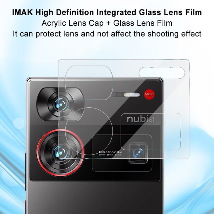 For ZTE nubia Z60 Ultra 5G imak Integrated Rear Camera Lens Tempered Glass Film with Lens Cap - Other by imak | Online Shopping South Africa | PMC TechLife | Buy Now Pay Later Mobicred