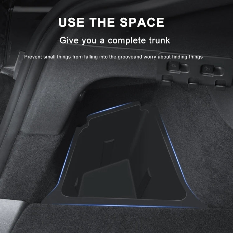 For Tesla Model Y 2021-2023 2pcs / Set Car Trunk Side Storage Box, Flagship Model, Style:with Cover - free shipping - PMC TechLife - Order now!