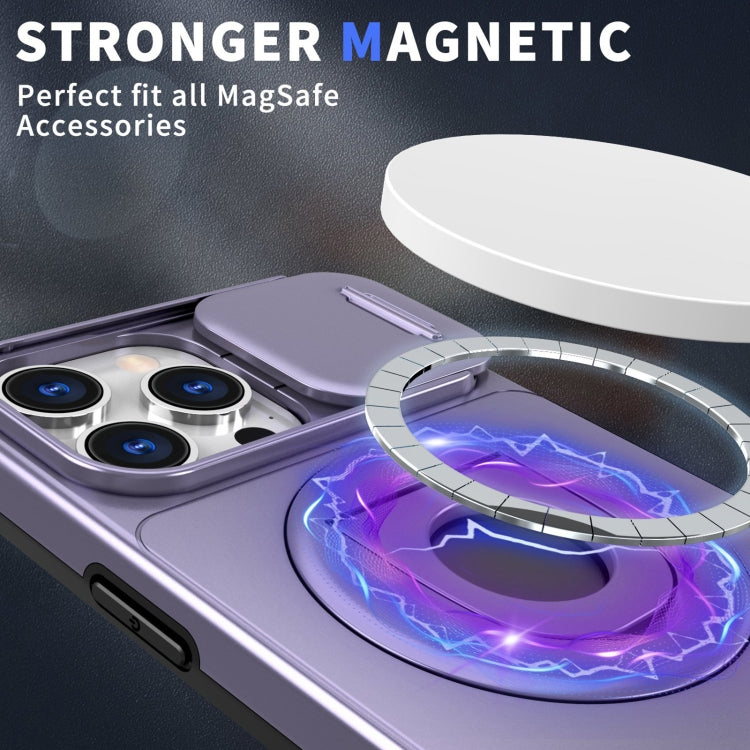 For iPhone 11 Pro Camshield MagSafe Ring Holder Armor Phone Case(Purple) - free shipping - PMC TechLife - Order now!