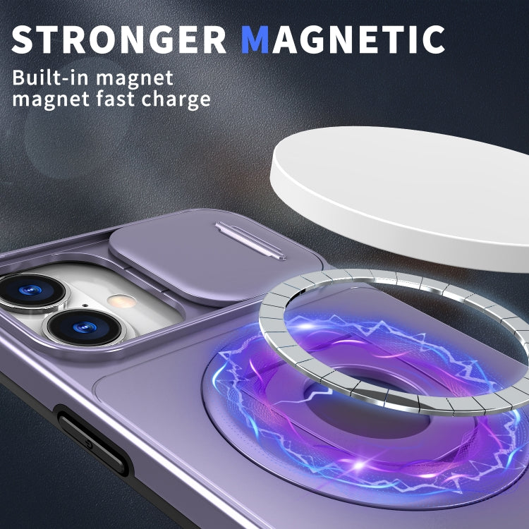 For iPhone 16 Camshield MagSafe Ring Holder Armor Phone Case(Purple) - iPhone 16 Cases by PMC TechLife | Online Shopping South Africa | PMC TechLife | Buy Now Pay Later Mobicred