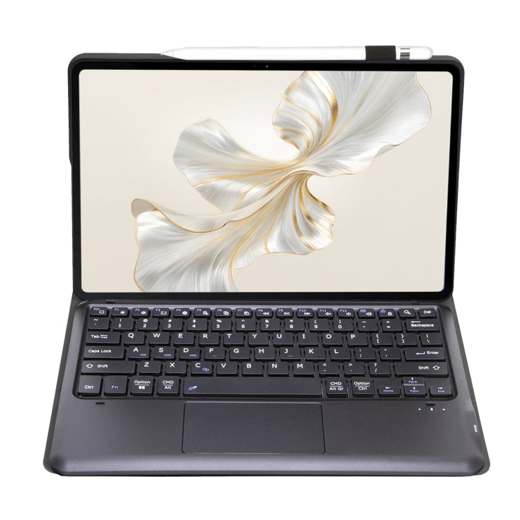 For Honor Pad 9 AH19-A TPU Ultra-thin Detachable Bluetooth Keyboard Tablet Leather Case with Touchpad(Black) - Huawei Keyboard by PMC TechLife | Online Shopping South Africa | PMC TechLife